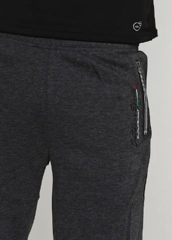 Темно-серые спортивные демисезонные зауженные брюки Tovta