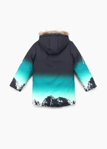 Зелена зимня куртка No Brand