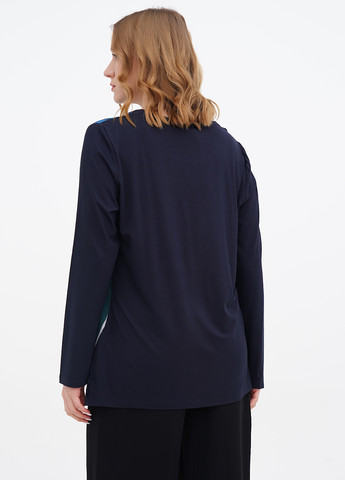 Темно-синяя демисезонная блуза Luisa Viola