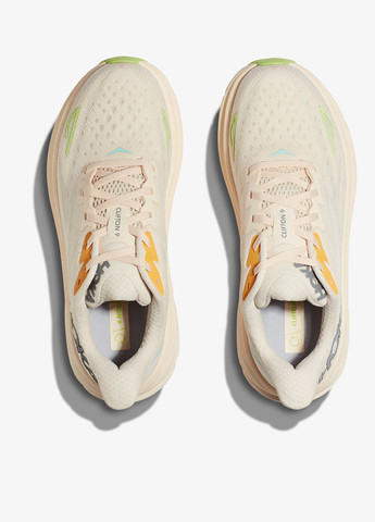 Кроссовки HOKA CLIFTON 9 W бежевые демисезоны (329058320)