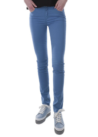 Голубые летние брюки Trussardi Jeans