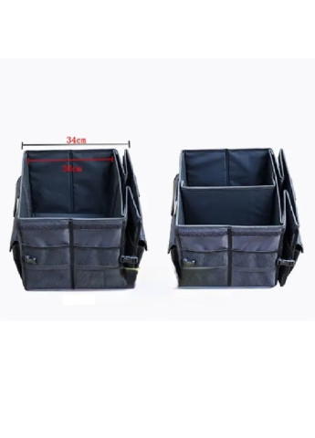 Органайзер складний в багажник автомобіль для продуктів інструментів 60х35х30 см (473273-Prob) Чорний Unbranded (254269952)
