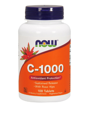 Витамин С 1000 мг с шиповником (100 табл.) Now Foods (251206623)