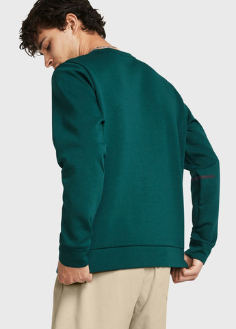 Зелений світшот Under Armour логотип без декору (306653720)