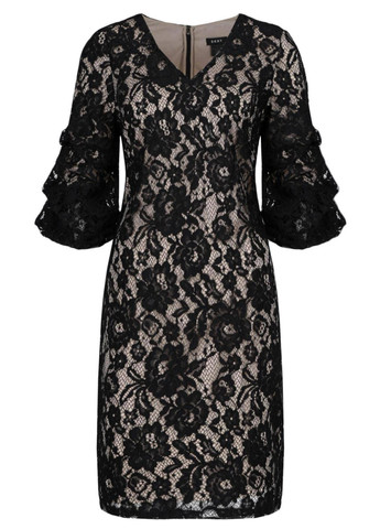Черное кэжуал платье DKNY однотонное