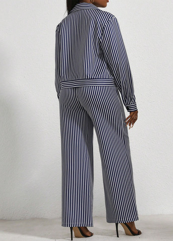 Костюм (куртка-рубашка, брюки) SHEIN (341484872)