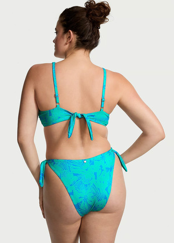 Бирюзовый летний купальник (лиф, трусики) раздельный Victoria's Secret