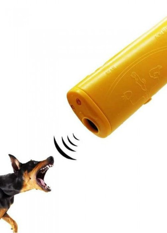 Отпугиватель собак ультразвуковой Good idea AD 100 с фонариком Желтый Remax (236127147)