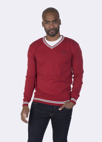 Бордовый демисезонный пуловер пуловер Giorgio di Mare