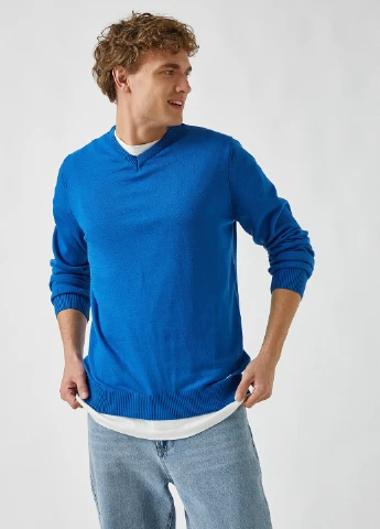 Синій демісезонний пуловер пуловер KOTON