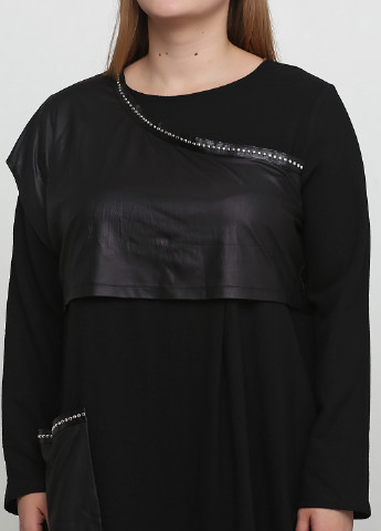 Черное кэжуал платье Lamarkine