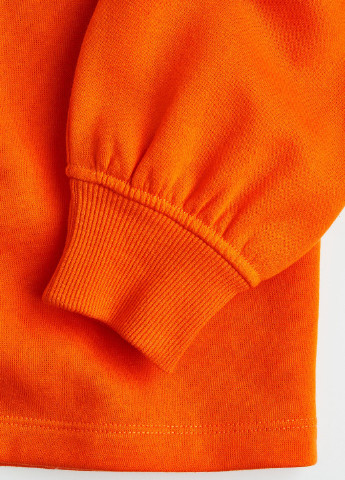 Оранжевое спортивное платье H&M с рисунком