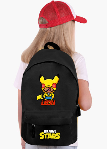 Детский рюкзак Леон Пикачу Бравл Старс (Leon Pikachu Brawl Stars) (9263-2601) MobiPrint (217832343)