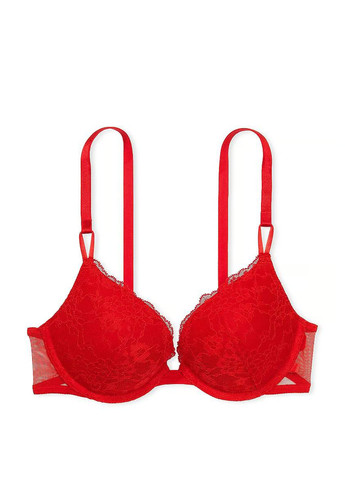 Красный демисезонный комплект (бюстгальтер, трусики) Victoria's Secret