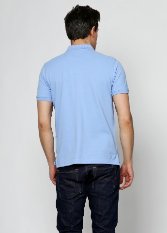 Голубой футболка-поло для мужчин Pierre Cardin
