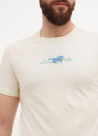 Молочна футболка Mustang