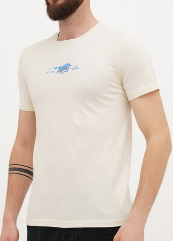 Молочна футболка Mustang