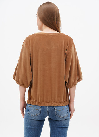 Светло-коричневая блуза S.Oliver