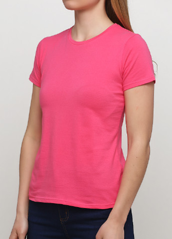 Розовая летняя футболка Malta