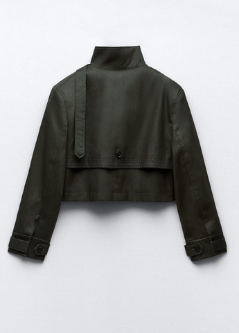 Зеленая демисезонная куртка Zara