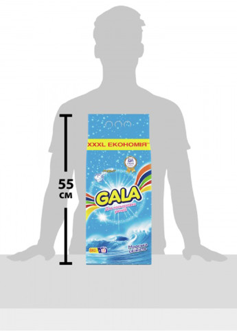 Порошок для цветных тканей Морская свежесть, 8 кг Gala (132543081)