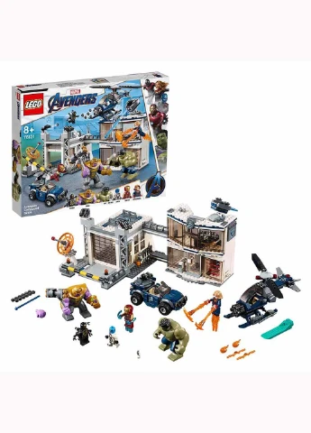 Конструктор LEGO Super Heroes Marvel Comics Битва на базе Мстителей 699 деталей (158428979)