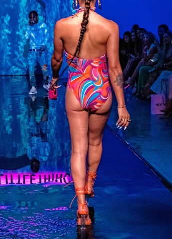 Комбінований демісезонний купальник PrettyLittleThing