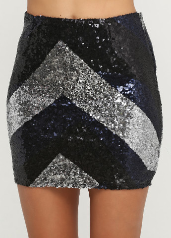 Черная кэжуал с геометрическим узором юбка Esmara