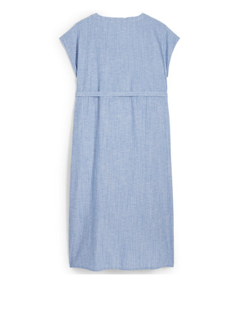 Голубое кэжуал платье для беременных C&A однотонное