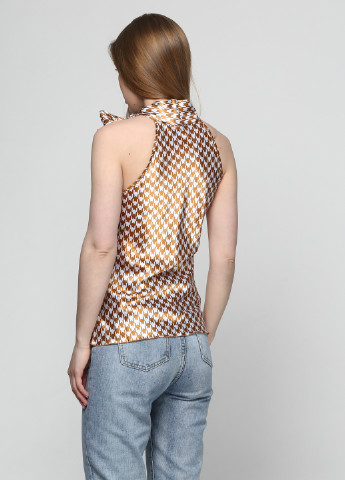 Светло-коричневая летняя блуза Renais