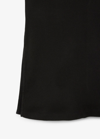 Черное кэжуал платье поло Lacoste однотонное