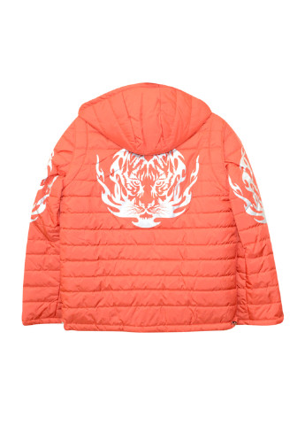 Оранжево-красная демисезонная куртка Промателье Сервис