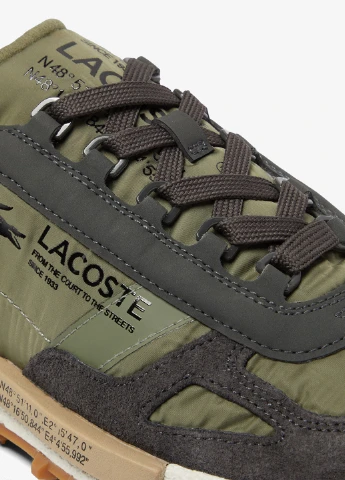 Хакі Осінні кросівки Lacoste ELITE ACTIVE