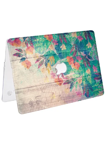Чохол пластиковий для Apple MacBook 12 A1534 / A1931 Ліс і квіти (Wood & Flowers) (3365-1907) MobiPrint (218538718)