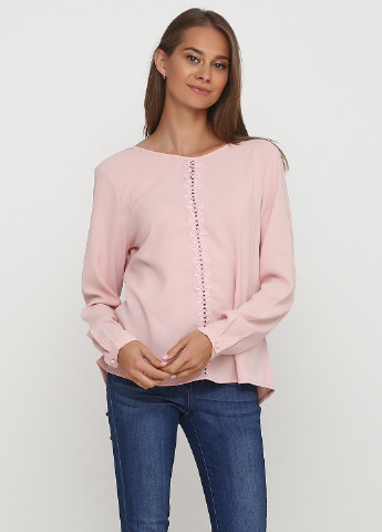 Светло-розовая демисезонная блуза M & G
