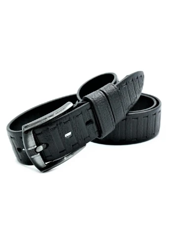 Мужской кожаный ремень 110-120х4 см Weatro (232989885)
