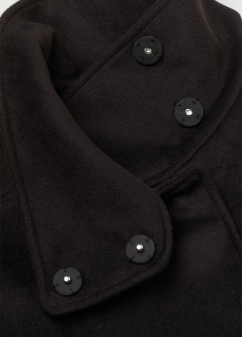 Черное демисезонное Пальто кейп H&M