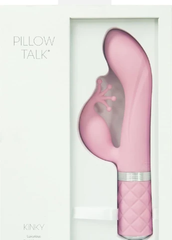 Роскошный вибромассажер с кристаллом Swarovski Pillow Talk (252010139)