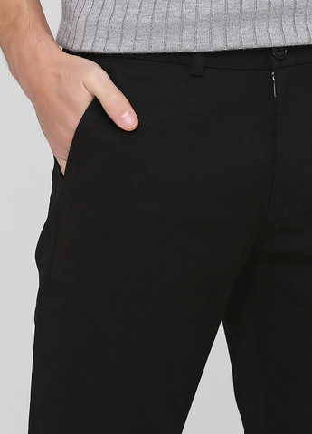 Черные кэжуал демисезонные прямые брюки Arket