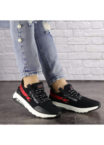 Женские кроссовки Ninja 1570 23 Черный Fashion чёрные демисезоны (253195281)