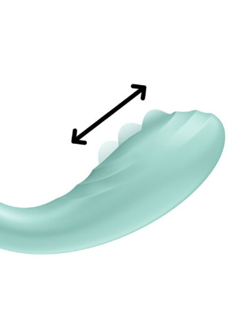 Вібратор із перлинною стимуляцією точки G Rrrolling Pleasure Mint Satisfyer (254785249)