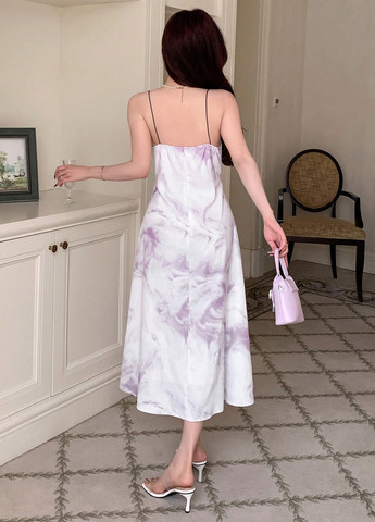 Белое кэжуал платье а-силуэт SHEIN варенка