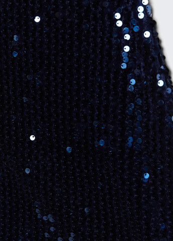 Темно-синяя кэжуал однотонная юбка Stradivarius