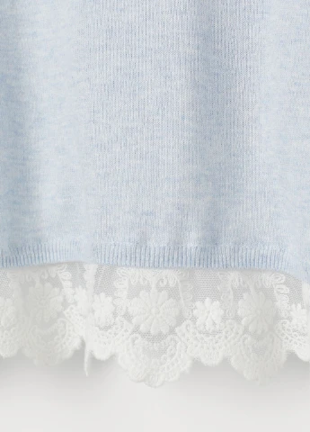 Джемпер з обробкою мереживом H&M (238832191)