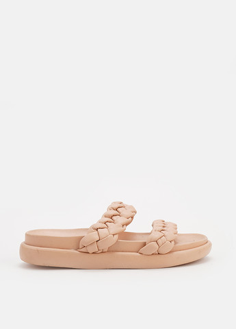 Бежевые шлепанцы Jennyfer плетение