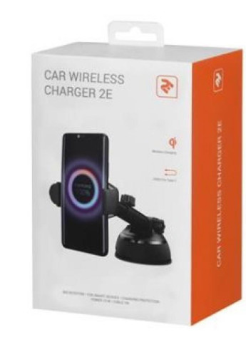 Зарядний пристрій Car Windsheild Wireless Charger, 10W, black (-WCQ01-06) 2E (216637729)