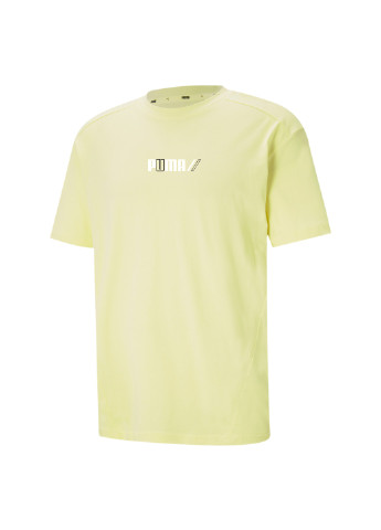 Жовта футболка rad/cal men's tee Puma