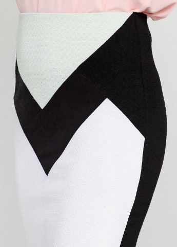 Белая кэжуал с геометрическим узором юбка Imperial карандаш