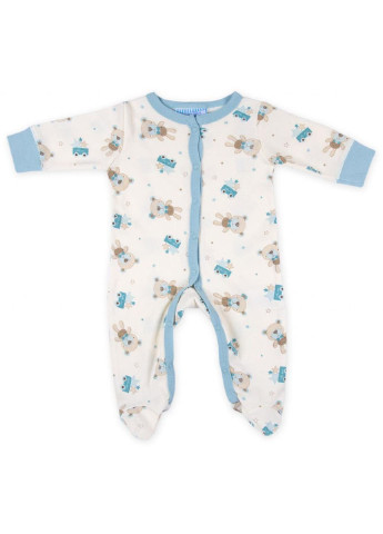 Блакитний демісезонний набір дитячого одягу для хлопчиків подарунковий 7 предметів (g8314.0-3) Luvena Fortuna