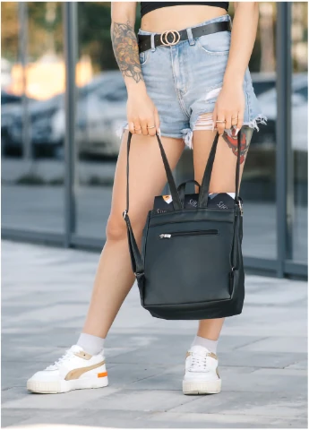 Женский рюкзак Loft MQN 30х25х12 см Sambag (254595075)